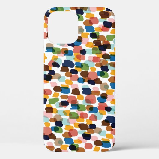水玉模様数々の: – 色の手絵を描。 Case-Mate iPhoneケース (裏面)