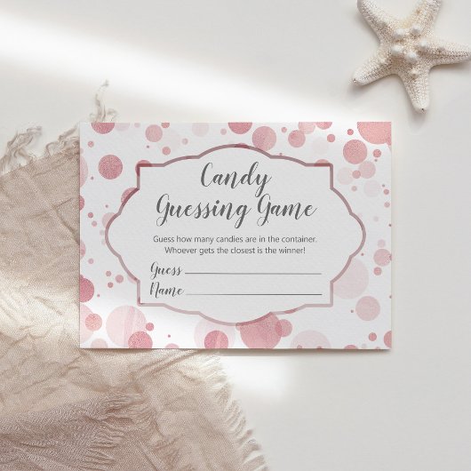 水玉模様数を推測するキャンディトレンディーバラ金ゴールド エンクロージャーカード