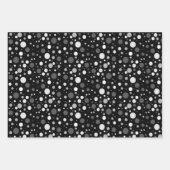 水玉模様束 ラッピングペーパーシート (正面2)