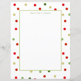 水玉模様枠文房具