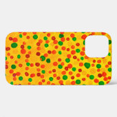 水玉模様水彩シームレスパターン Case-Mate iPhoneケース (裏面 (横))