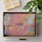 水玉模様牡丹パレードティッシュペーパー 薄葉紙 (ギフト)