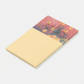 水玉模様牡丹パレード「Just A Note」 ポストイット (アングル)