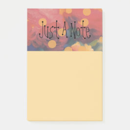 水玉模様牡丹パレード「Just A Note」 ポストイット