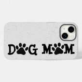水玉模様犬のママの足跡 Case-Mate iPhoneケース (裏面 (横))