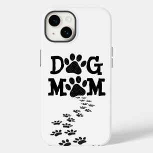 水玉模様犬のママの足跡 Case-Mate iPhone 14ケース