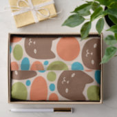 水玉模様猫柄 薄葉紙 (ギフト)