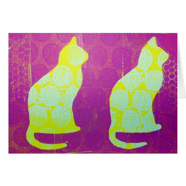 水玉模様猫 (正面横)