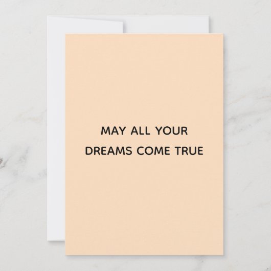 水玉模様猫 |ハッピーバースデーグリーティングフラット カード (裏面)