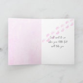 水玉模様生まれたばかりのベビー機器シンボル カード (内部)