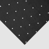 水玉模様白黒パターエレガントン 薄葉紙 (詳細)