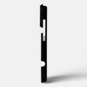 水玉模様白黒ビッグはっきりしたパタエレガントーン Case-Mate iPhoneケース (裏面 / 左)