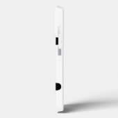 水玉模様白黒ビッグはっきりしたパタエレガントーン Case-Mate iPhoneケース (裏面 / 左)