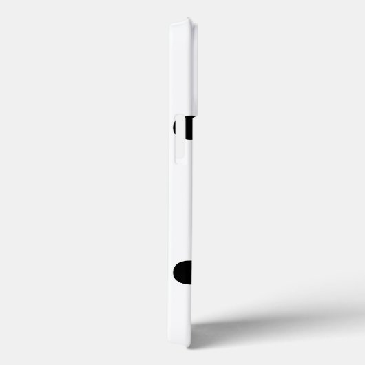 水玉模様白黒ビッグはっきりしたパタエレガントーン Case-Mate iPhoneケース (裏面 / 右)