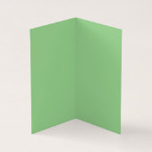 水玉模様空白のグリーティングカード(Sage Green & Pink) (内部)