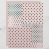 水玉模様紙 (正面/裏面)