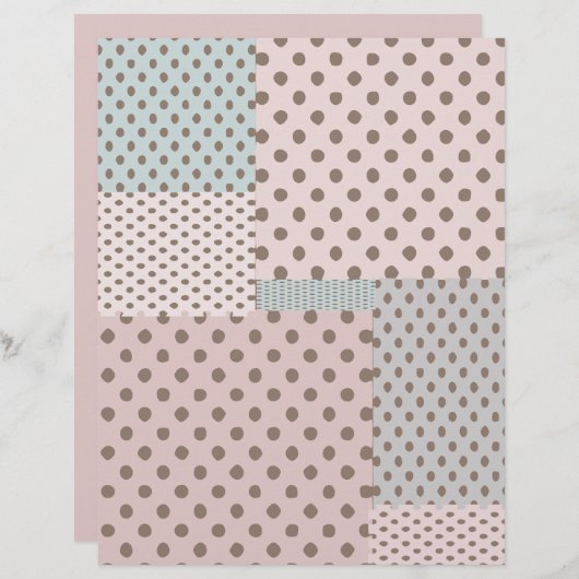 水玉模様紙 (正面/裏面)