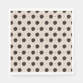 水玉模様結び目ブライダルシャワー スタンダードランチョンナプキン