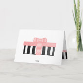 水玉模様自転車黄色い勾配 カード (裏面)