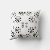 水玉模様花びらパターン クッション (裏面)