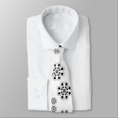 水玉模様花びらパターン ネクタイ (タイ)