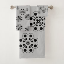 水玉模様花びらパターン