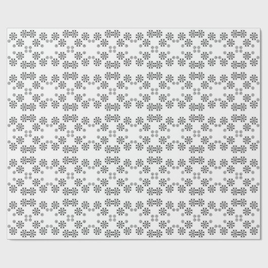水玉模様花びらパターン ラッピングペーパー (フラット)