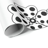 水玉模様花びらパターン ラッピングペーパー (ロールコーナー)