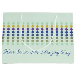 水玉模様設計 ラージペーパーバッグ