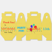 水玉模様誕生日バルーンありがとう フェイバーボックス (見開き)