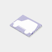 水玉模様車の形をしたやる気を起こさせる ポストイット (アングル)