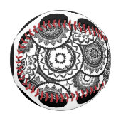 水玉模様野球 野球ボール (正面左)