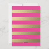 水玉模様金ゴールド | バレンタインデーの写真カード シーズンカード (裏面)