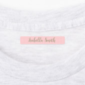 水玉模様防水の子供の名前の服 ラベル (貼付)