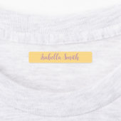 水玉模様防水の子供の名前の服 ラベル (貼付)