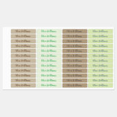 水玉模様防水の子供の名前の服 ラベル (シート)