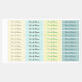 水玉模様防水の子供の名前の服 ラベル (シート)