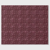 水玉模様01.ピンクDGrey BG ラッピングペーパー (フラット)