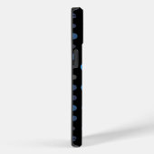 水玉模様01X.Blue ShadeブラックBG Case-Mate iPhoneケース (裏面 / 右)