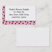 "水玉模様"の名刺 名刺 (正面/裏面)