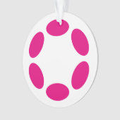 水玉模様 オーナメント (正面)