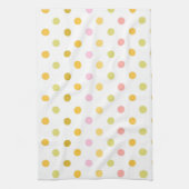 水玉模様 キッチンタオル (縦)