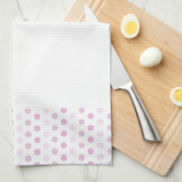 水玉模様 キッチンタオル
