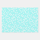 水玉模様&キャンディキャン:トレンディー「キャンディクリスマス」 ラッピングペーパーシート (正面3)