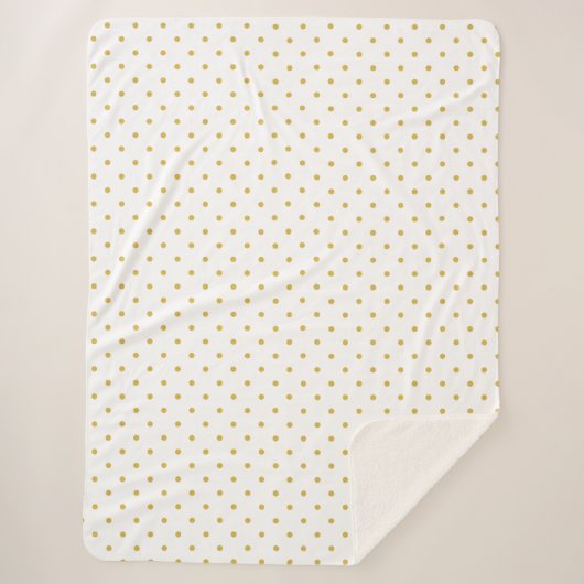 水玉模様 シェルパブランケット (正面)