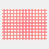 水玉模様、ストライプ、銀杏の紋様 ラッピングペーパーシート (正面2)