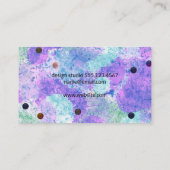 水玉模様 | テクスチ芸術的ャの逆丸 名刺 (裏面)