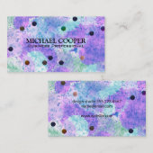 水玉模様 | テクスチ芸術的ャの逆丸 名刺 (正面/裏面)