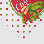 水玉模様&デコレーションメリークリスマス 薄葉紙 (詳細)