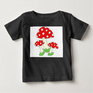 水玉模様 ベビーTシャツ